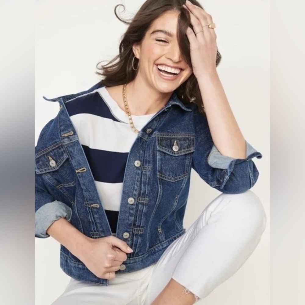 Old Navy Women's Classic Indigo Jean Jacket